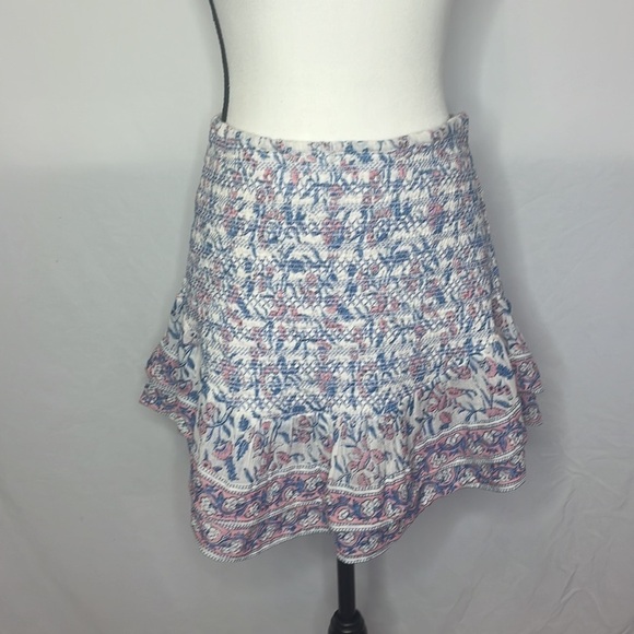 SAYLOR Katrina Mini Floral Multi Blue skirt - Picture 3 of 8
